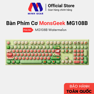 Bàn phím cơ MonsGeek MG108B Watermelon (RGB / Hotswap / Piano Pro SW / Multi-mode) - Hàng Chính Hãng