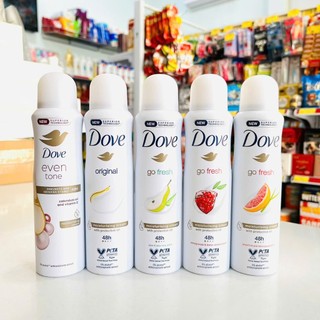 Xịt khử mùi toàn thân Dove 150ml