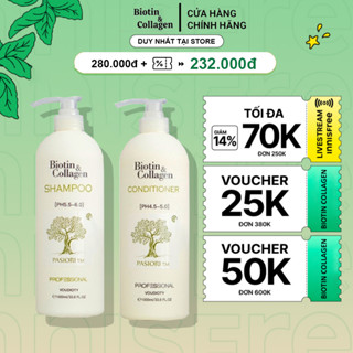 Dầu gội Biotin Collagen Voudioty 2021 chống rụng tóc, phục hồi, giảm gàu, kiểm soát dầu 500ML - 1000ML