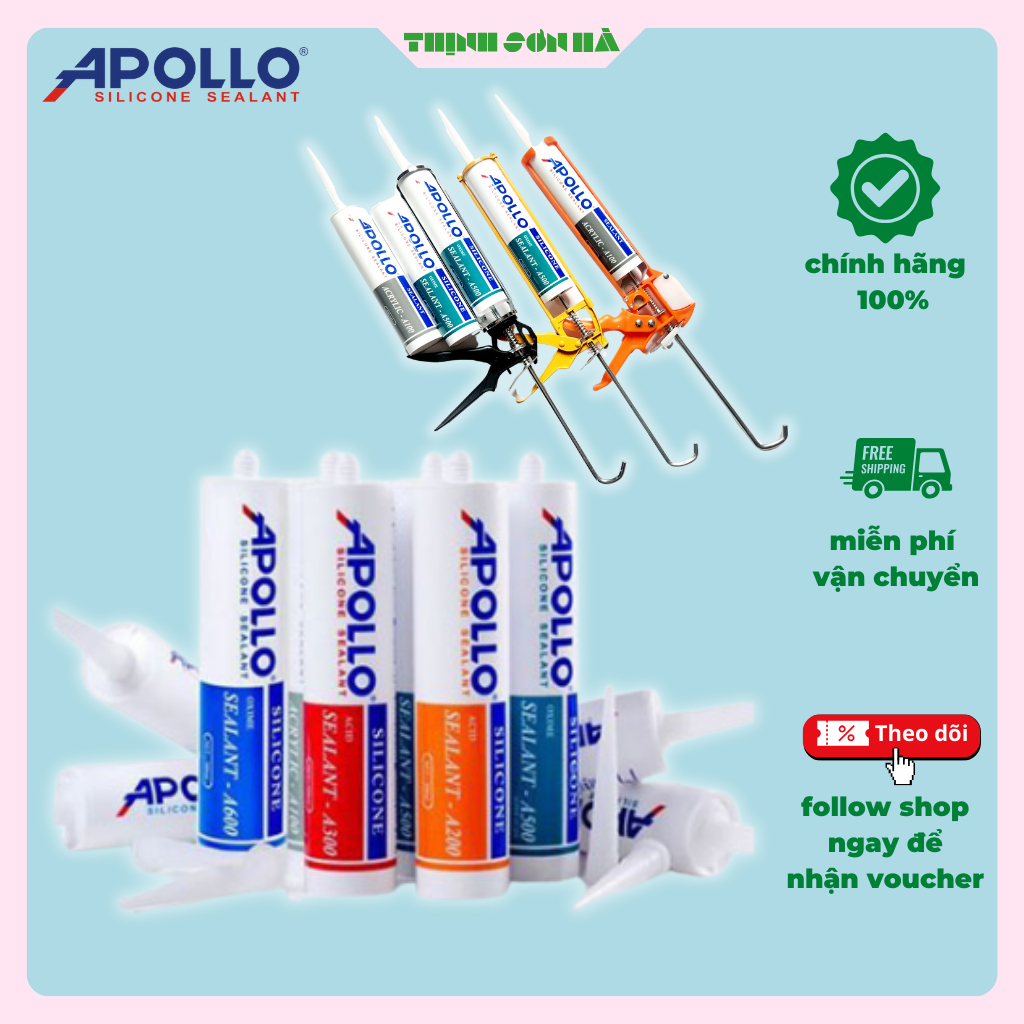 Keo Silicone Apollo A500/A100, Súng Bắn Keo Đa Năng
