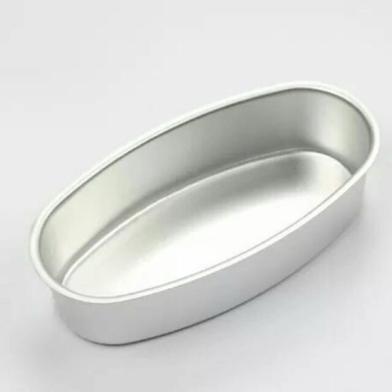 Khuôn oval đúc D08 - Khuôn làm bánh chuối nướng, bánh mì hoa cúc Oval D08