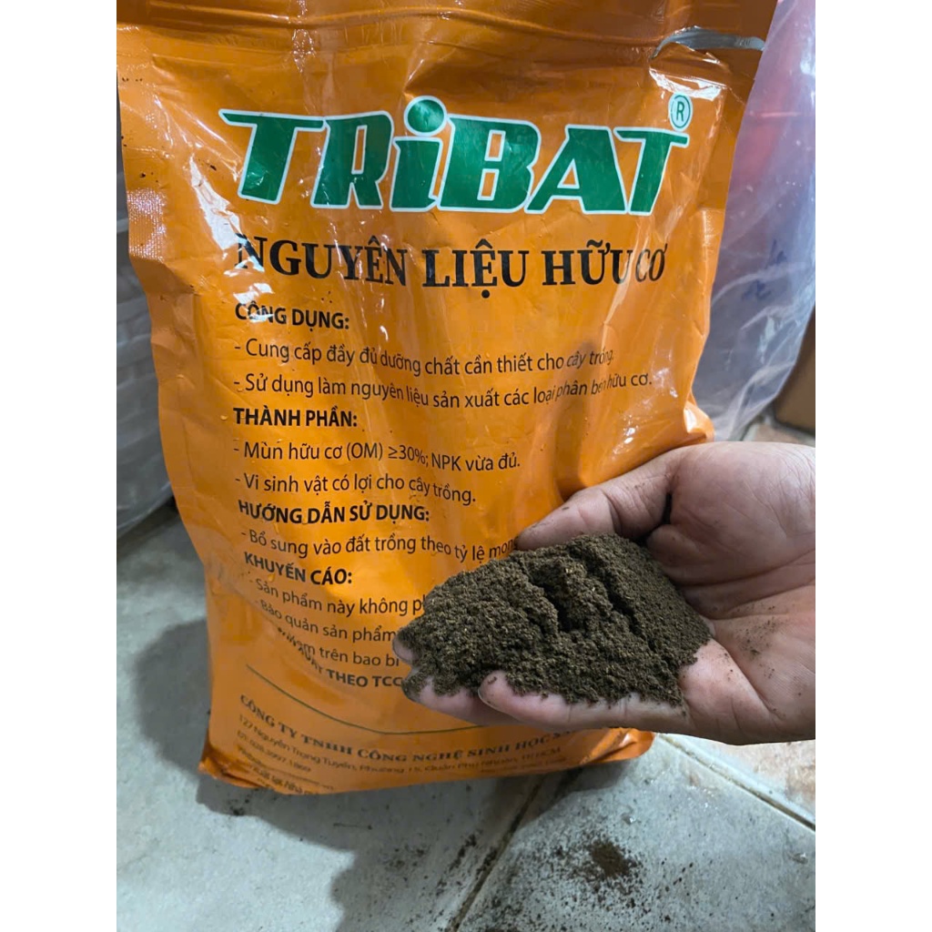 Phân hữu cơ sinh học TRIBAT 3KG - dạng bột - không hôi