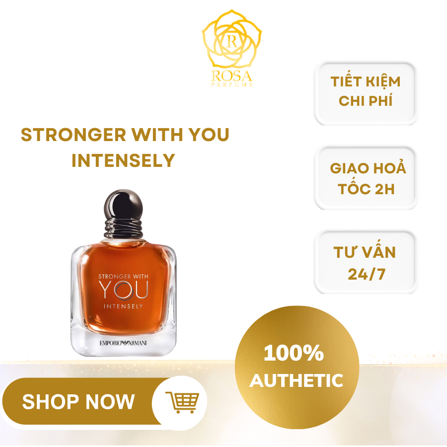 Nước hoa Nam Giorgio Armani Emporio Armani Stronger With You Intensely  Ấm Áp, Cuốn Hút, Mạnh Mẽ