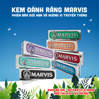 Kem đánh răng Marvis Ý - Phiên bản giới hạn và hương vị truyền thống - Hàng Châu Âu - 75ml 85ml