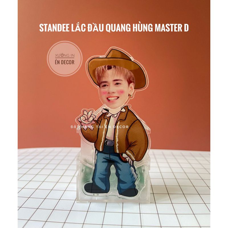 Standee lắc đầu Quang Hùng Master D - Ánh Art