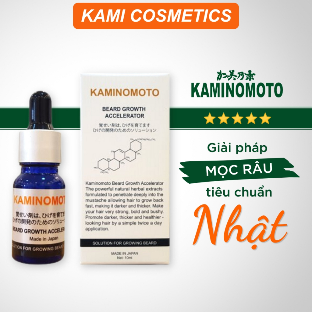 Serum mọc râu Kaminomoto Nhật Bản,💥HÀNG CAO CẤP CHÍNH HÃNG💥 giúp râu mọc nhanh, mọc rậm đẹp mạnh mẽ nam tính.