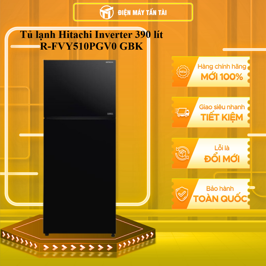 R-FVY510PGV0(GBK) - Tủ lạnh Hitachi Inverter 406 Lít R-FVY510PGV0(GBK) - MIỄN PHÍ GIAO HCM