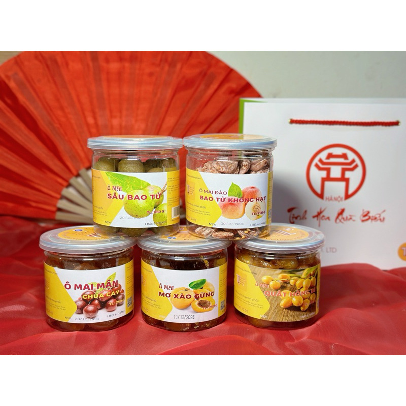 Set ô mai truyền thống Hà Nội - Thịnh Quang Bánh Mứt - Tinh hoa quà biếu Hà Nội