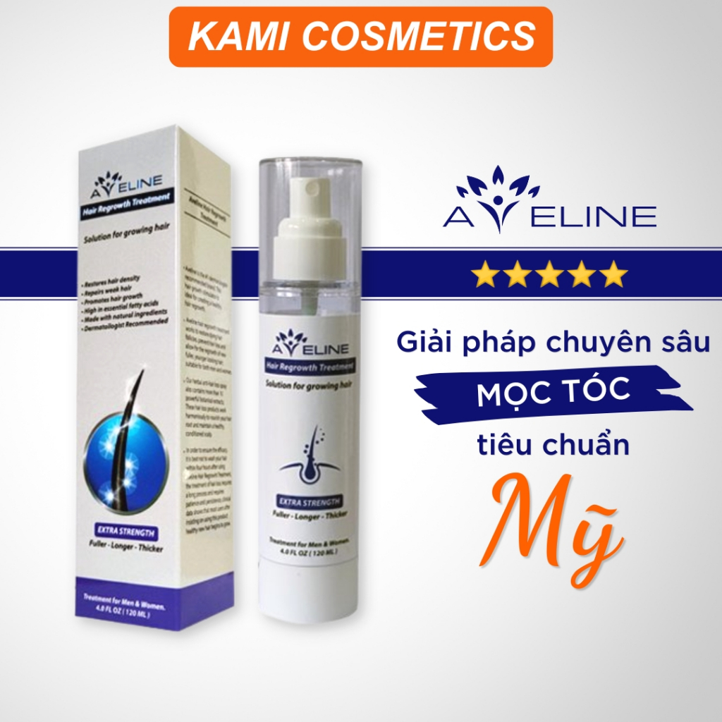 Serum kích mọc tóc loại mạnh Aveline Mỹ hiệu quả,💥HÀNG CAO CẤP CHÍNH HÃNG💥kích tóc mọc nhanh, mọc rậm dày chắc khỏe.
