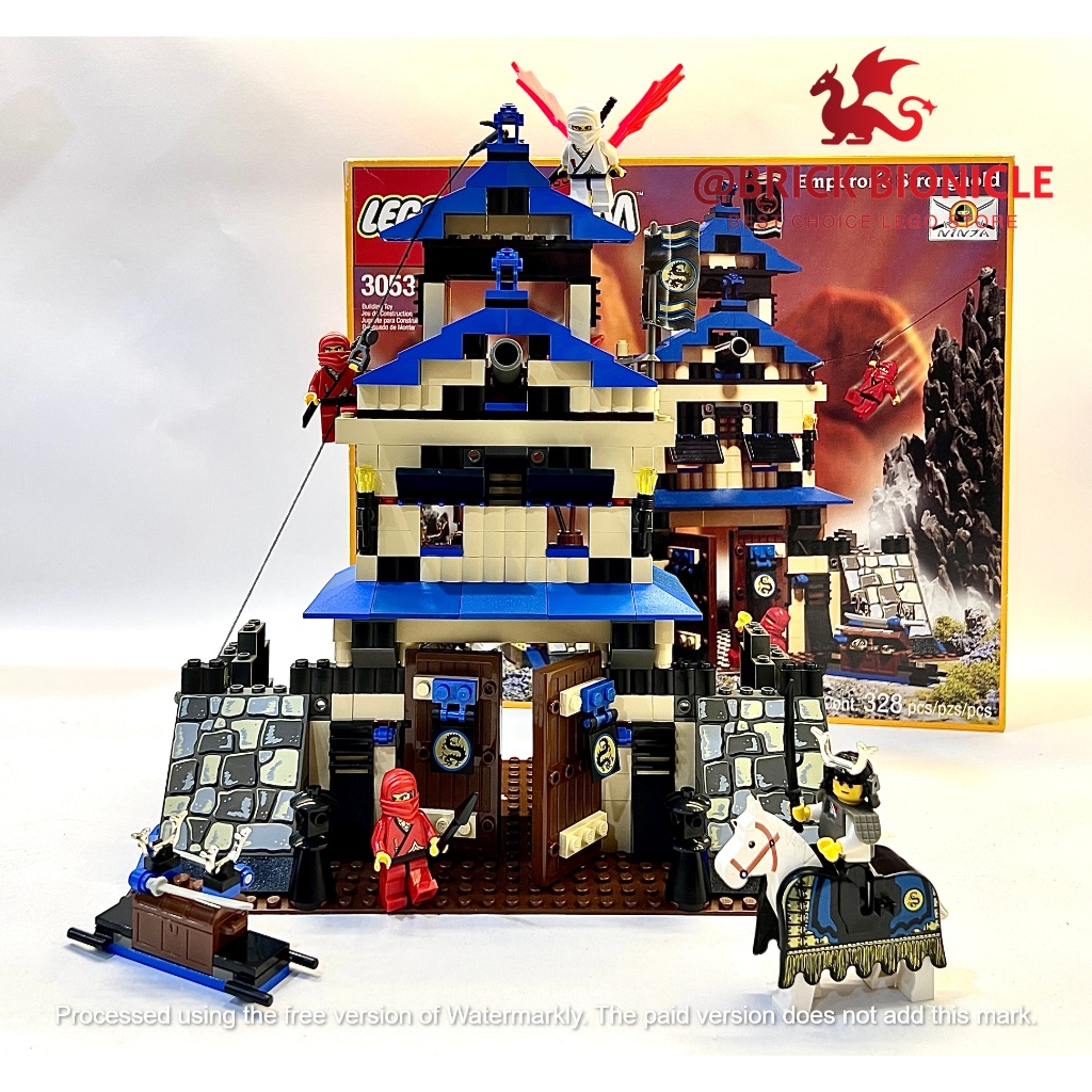 LEGO VINTAGE CASTLE  - ĐỒ CHƠI LẮP GHÉP SAMURAI CASTLE - 3053 Emperor's Stronghold