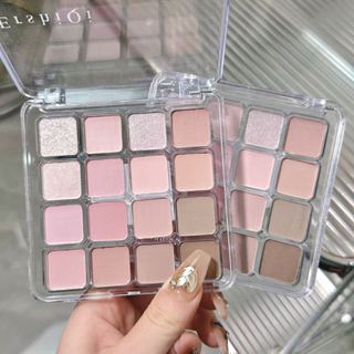  Bảng mắt Ershiqi 16 ô bảng vuông phấn mắt nhũ bảng phấn mắt nội địa trung C20 - Sammi Beauty 