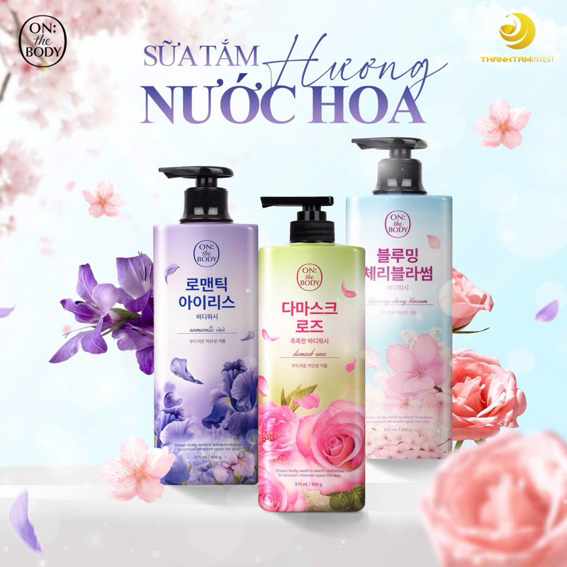 SỮA TẮM ON THE BODY 900ml  HÀN QUỐC MẪU MỚI