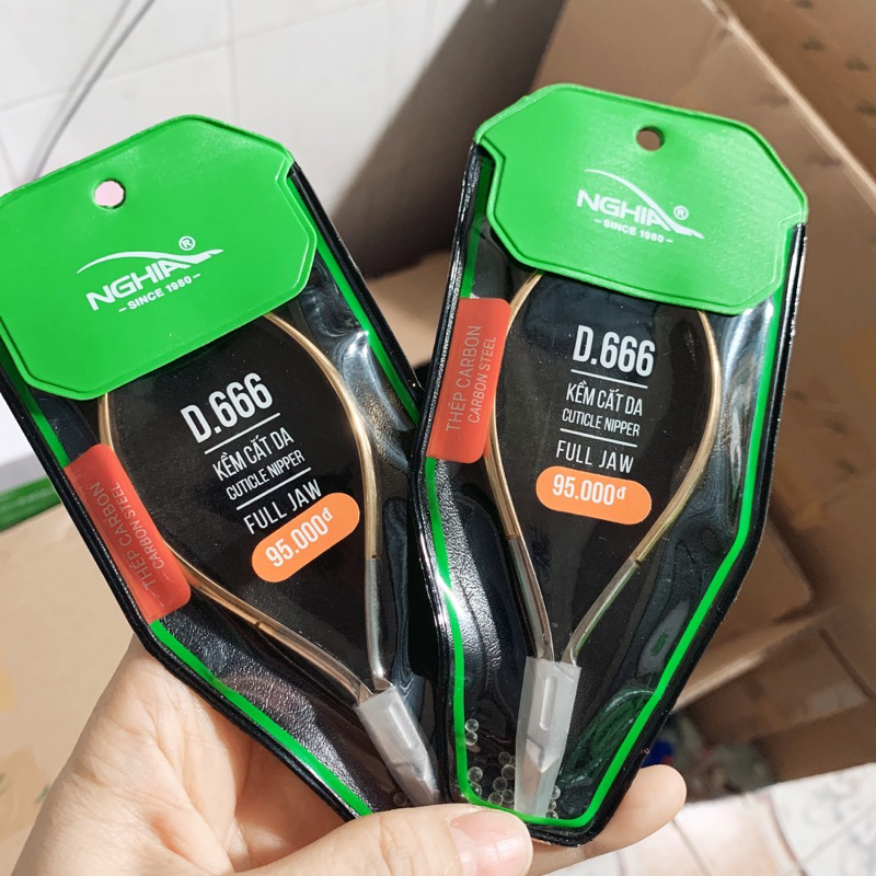 Kềm Cắt Da Thép Chuyên Dụng Mạ Vàng 24K NGHĨA D666 - D.666