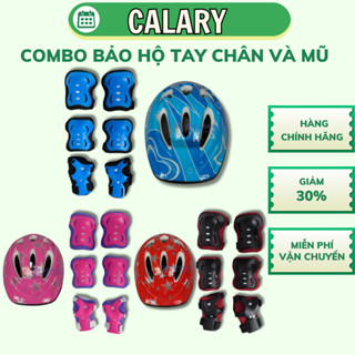Combo Mũ Bảo Hiểm Và Bộ Bảo Hộ Trẻ Em Cougar Gồm 6 Món Bảo Vệ Đầu, Khuỷu Tay, Khuỷu Chân Cho Bé Khi Chơi Thể Thao