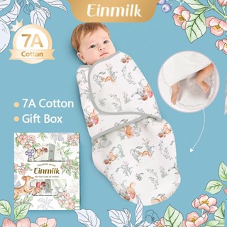 [Einmilk.ân ninh] nhộng chũn cho bé Khăn quấn bé toàn thân giữ ủ kén ấm cho bé , chất liệu cotton