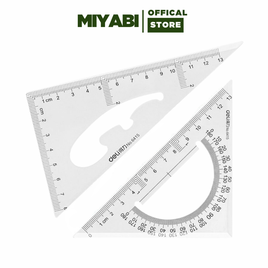 Bộ thước Eke Deli 6415