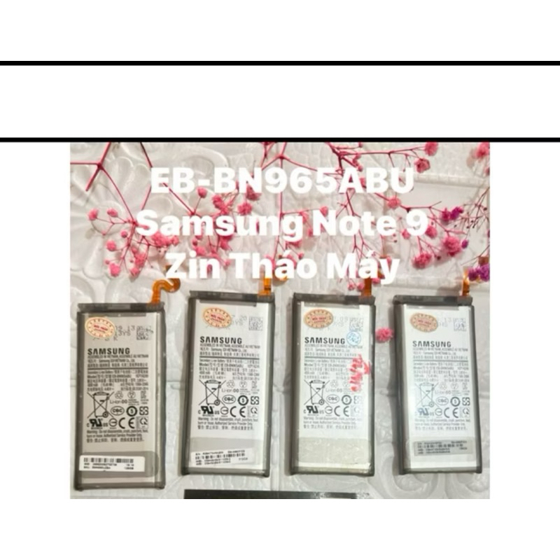Pin  samsung note9 💥BN965ABU zin tháo máy áy