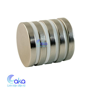 Nam châm đất hiến 20x5mm hình tròn