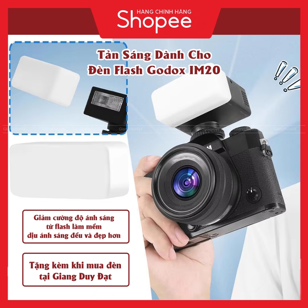 Tản sáng Diffuser for Flash Godox Im20 và Zeniko ZF08