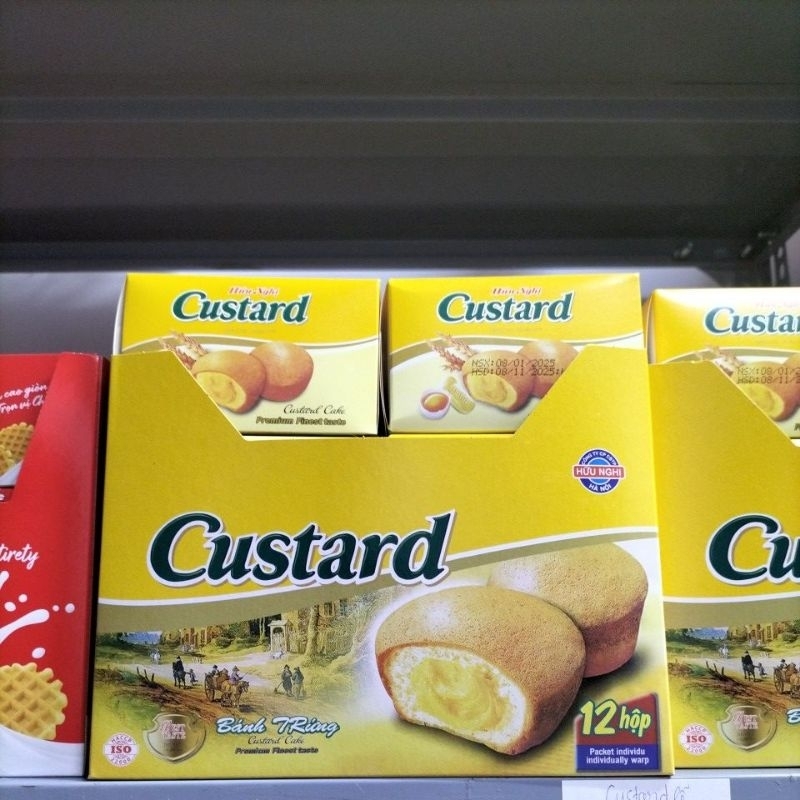 Bánh custard lễ hộp 2 gói