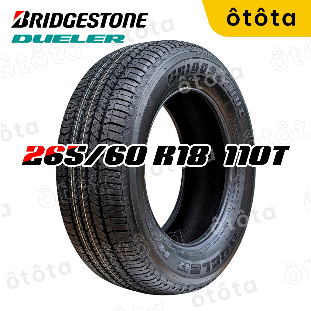 Lốp ô tô Bridgestone 265/60 R18 110T Dueler 684A TL - Chính hãng BH 7 năm (265 60 R18, 265/60R18)