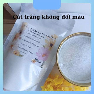  Cát bột làm hoa khô tái sử dụng - Silica Gel - Cách làm thủ công để lưu giữ hoa làm epoxy Resin tranh hoa khô 
