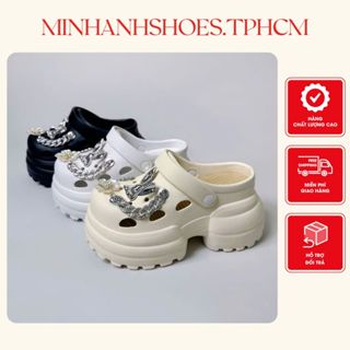  Dép cross dép nữ bánh mì cao 6CM đế dày chất EVA mẫu mới kèm STICK thời trang   305   