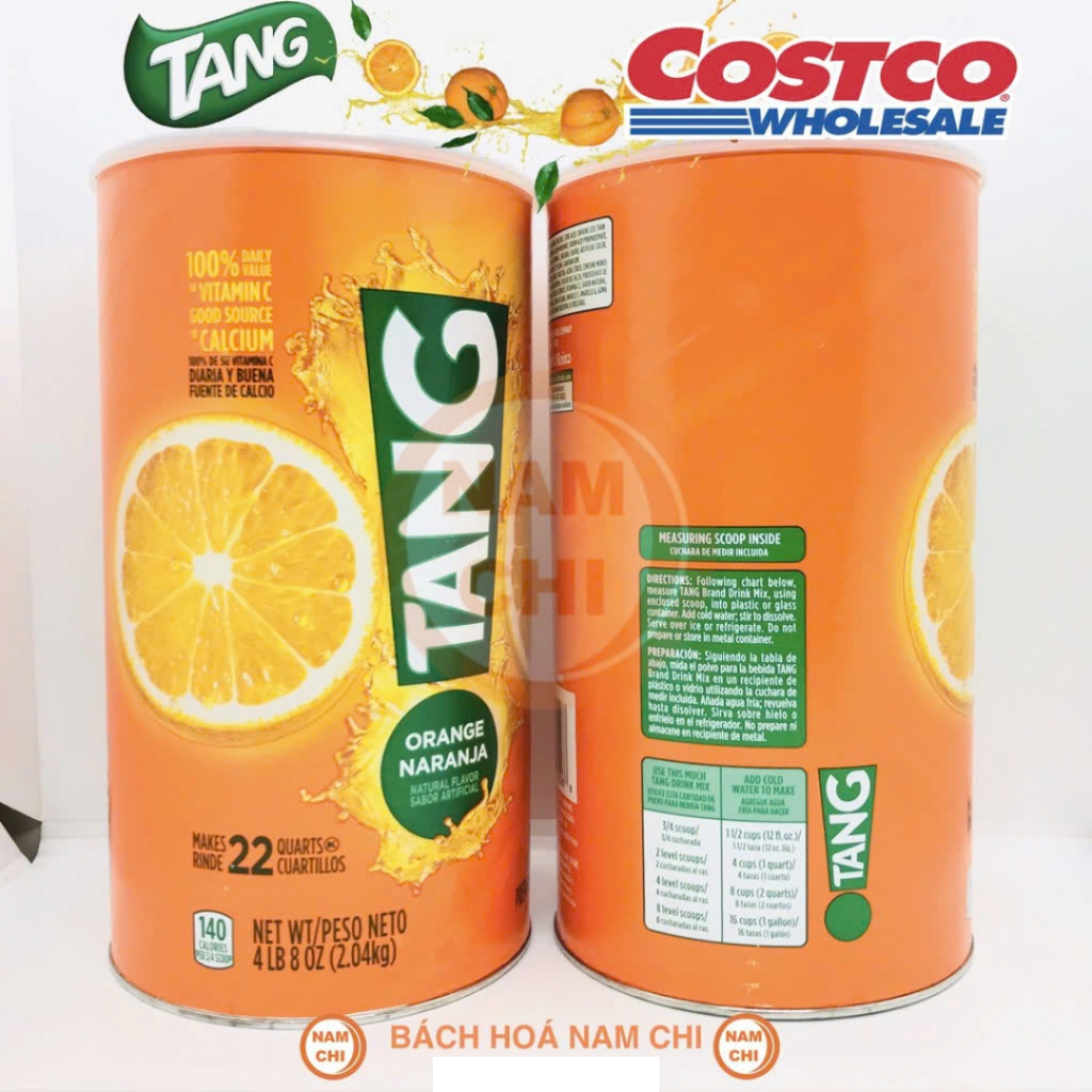 [SIZE LỚN] Bột Pha Nước CAM TANG 2.04kg - Hàng Mỹ
