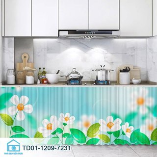  Rèm dán 1 LỚP tủ bếp rèm dán kệ tủ trang trí chống bụi nhiểu kích thước nhiều mẫu 