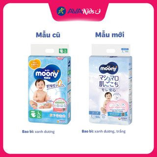Tã dán Moony size L 54 miếng (9 - 14 kg) - Giao bao bì ngẫu nhiên