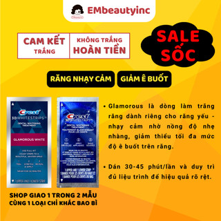 [1 GÓI] Miếng dán trắng răng Crest 3D Whitestrips Mỹ