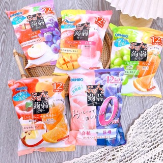 [HSD 2026] Thạch Hoa Quả ORIHIRO Vị Trái Cây Nhật Bản 240g (20g*12 gói nhỏ)
