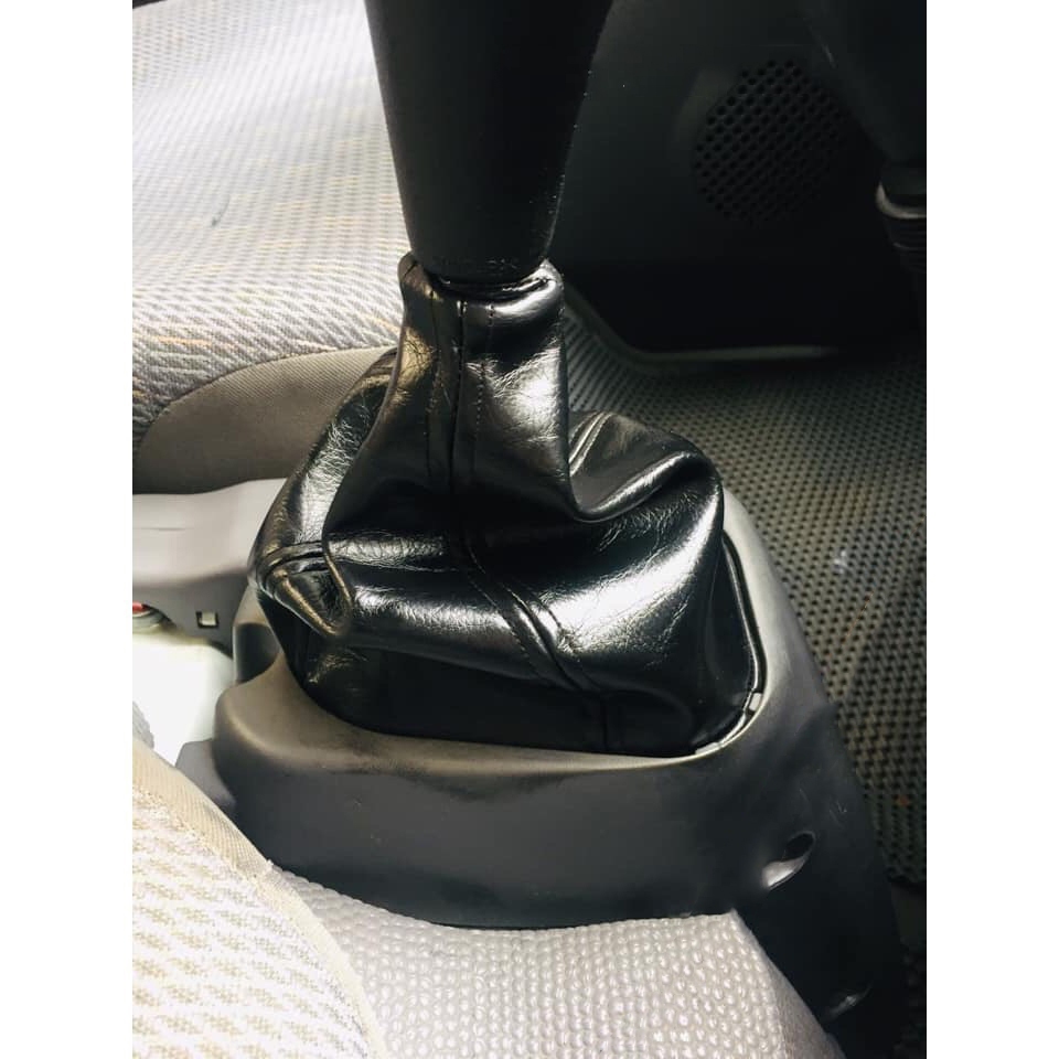 Chụp bụi cần số xe tải Isuzu NQR 550 da bò xịn không bong nổ da