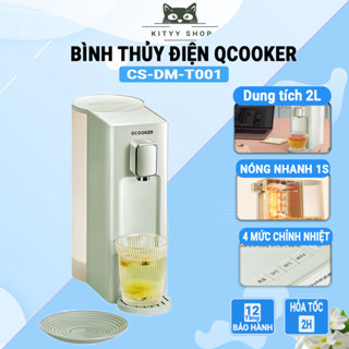 Bình thủy điện máy đun nước nóng Xiaomi Qcooker 2L 4 mức nhiệt, làm nóng tức thì trong 1s  2050W
