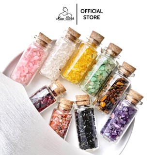 Hũ đá phong thuỷ Miuu Silver, đá thanh tẩy xinh xắn mang năng lượng tích cực, may mắn QT0001