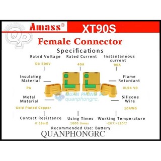 Jack Amass XT90 / XT90S chống nẹt
