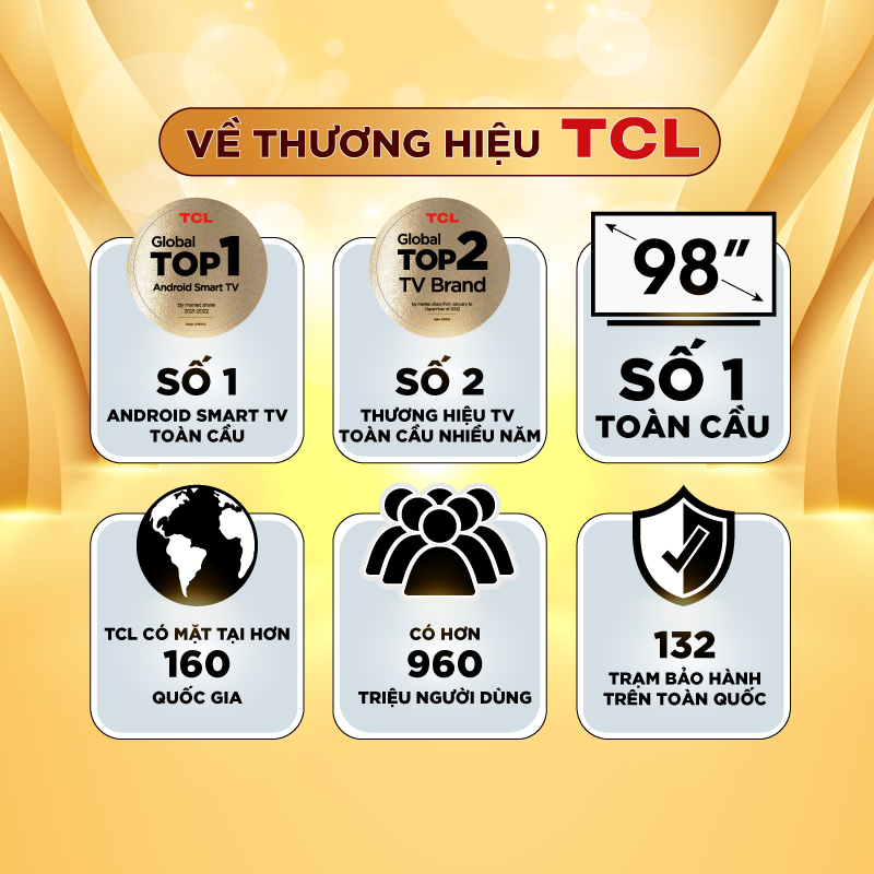 【QLED 4K】55inch, 4K Google TV TCL 55T6C, Lắp đặt 0Đ HN HCM, HDR10+, Tần số quét 120Hz, Dolby Atmos | BigBuy360 - bigbuy360.vn