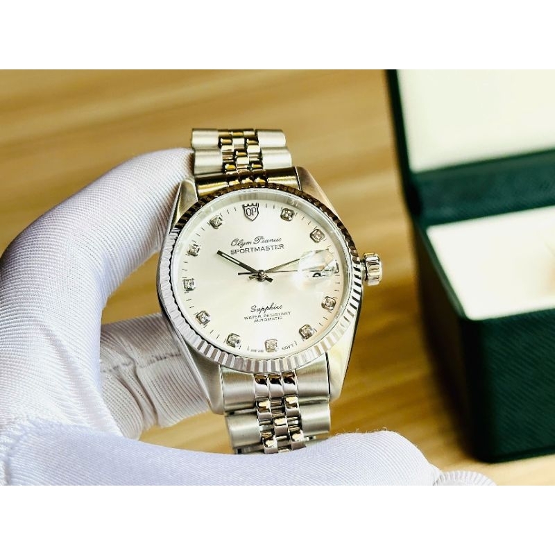 [Chính Hãng 100%] Đồng Hồ Nam Olym Pianus OP89322 (89322) Máy Cơ (Automatic) Kính Sapphiare Mặt Tròn