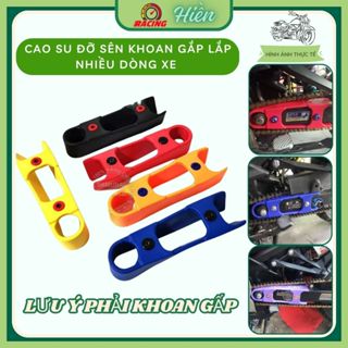 Cao su gắp loại ngắn Ex 150, Ex 135, Sirius, Satria, Wave, Winner, Jupiter, Wave, Dream mẫu Kingrag lắp đặt phải khoan