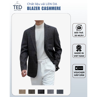Áo vest, áo Blazer nam phong cách lịch lãm với chất vải Cashmere len dạ trẻ trung phù hợp mọi đổ tuổi