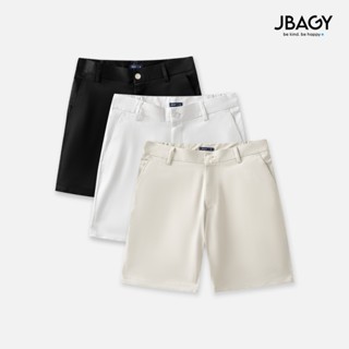 Quần short nam JBAGY vải kaki cotton, ống lửng ngắn vải Kaki co giãn 2 chiều - JN2401