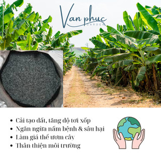 TRẤU HUN (THAN SINH HỌC) – CẢI TẠO ĐẤT, GIỮ ẨM, CHỐNG NẤM BỆNH gói 5dm3