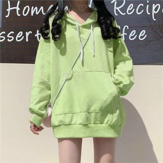 [HCM] (40-70kg) Áo hoodie unisex chất nỉ bông mỏng. basic - trơn.