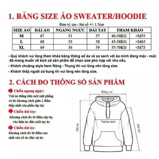 [HCM] (40-70kg) Áo hoodie unisex chất nỉ bông mỏng. basic - trơn.
