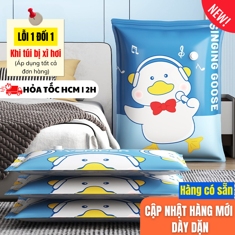 Túi hút chân không đựng chăn quần áo ga gối nhiều size Lily's decor house sắp xếp phòng ngủ gia dụng
