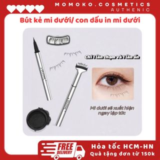 [ CHÍNH HÃNG - HỎA TỐC] Bút Kẻ Mi Dưới Kết Hợp Bút Kẻ Mắt Kèm Con Dấu In Mi Dưới DEZONE Hot