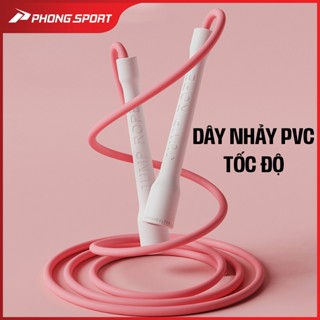 Dây nhảy tốc độ Phongsport chất liệu PVC 6mm, Tập thể lực, Cadio tại nhà