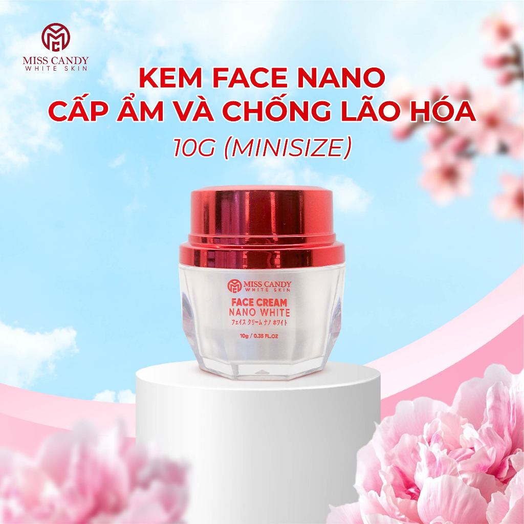 [MISS CANDY] Kem Face Dưỡng Trắng Da Miss Candy White Skin - Size 10g