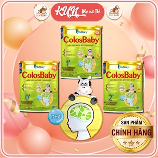Sữa Bột Colosbaby Gold IQ Phát Triển Trí Não Thông Minh Đủ Số 0+ 1+ 2+ Lon 800g - Kun mẹ và bé