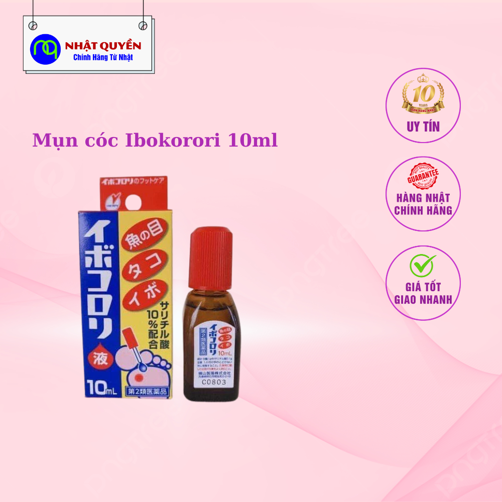 Tinh chất, dung dịch bôi mụn cóc Ibokorori Nhật Bản chính hãng từ Nhật